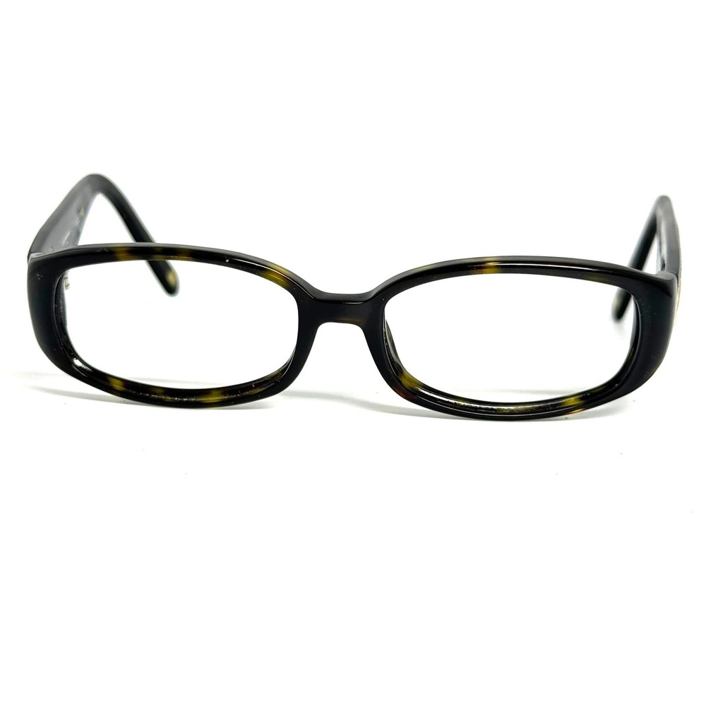 Liz Claiborne L509S Tortoise Floral Gold Filigree Oval Eyeglass Frames 52 16 130